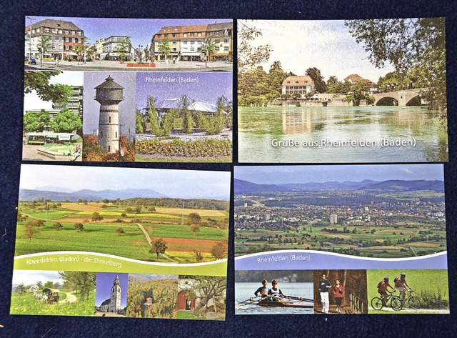 Das ist die neueste Edition stdtischer Postkarten. Sie stammt von 2011.   | Foto: Anna Uhlmann