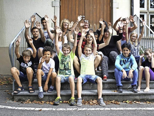 Das gemeinsame Lernen in der Kiwanis F...llen Beteiligten groen Spa gemacht.   | Foto: Stadt waldkirch