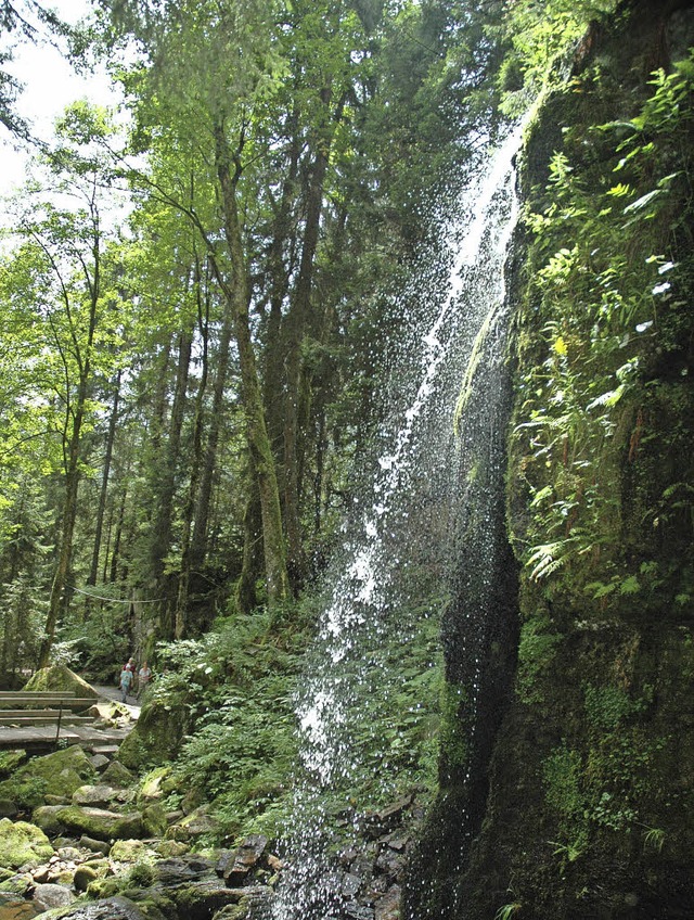 Die Menzenschwander Wasserflle lassen erahnen, welche Kraft die Natur besitzt.   | Foto: Christiane Sahli