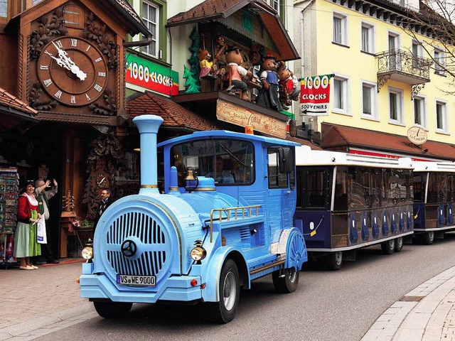 Ein wenig Disneyland: Triberg pflegt sein Image als  Schwarzwlder Uhrenstadt.   | Foto: Stadtverwaltung Triberg