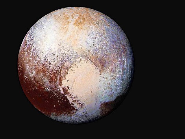 Eine Aufnahme von Pluto, gemacht von  der Sonde New Horizon  | Foto: dpa