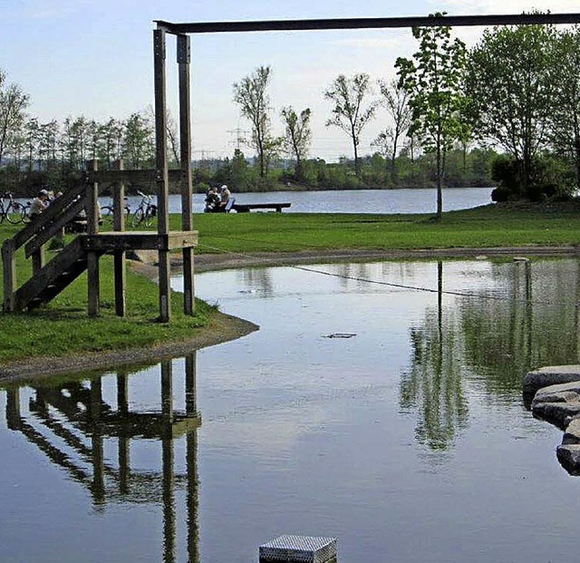Der Spielplatz am Burgerwaldsee ist Tr...reizeitareals gesprochen werden soll.   | Foto: Gerald Greschel