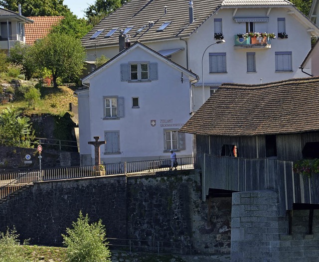 Das Zollhaus in Stein soll aufgewertet werden.   | Foto: Anika Maldacker