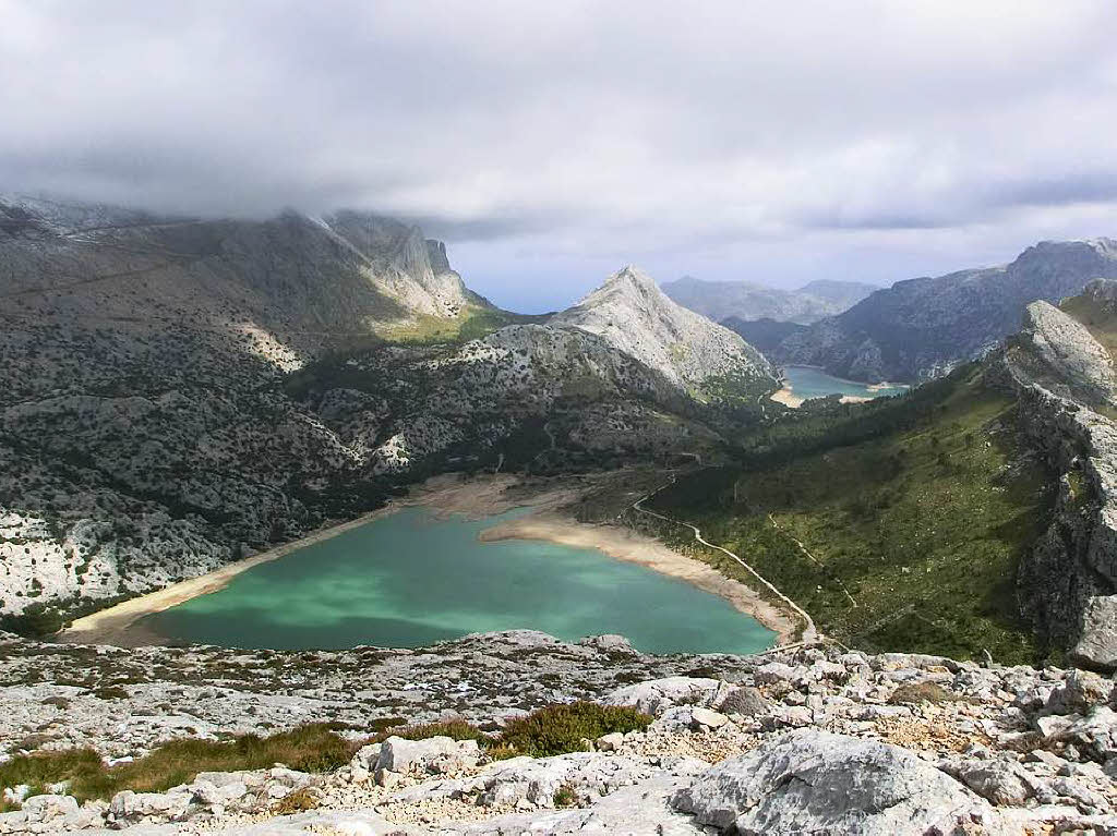 Blick von Sa Rateta auf den Cuber-Stausee, Tramuntana/MallorcaAufgenommen von Dieter Leeb aus RheinfeldenBZ Fotosommer: Wandern