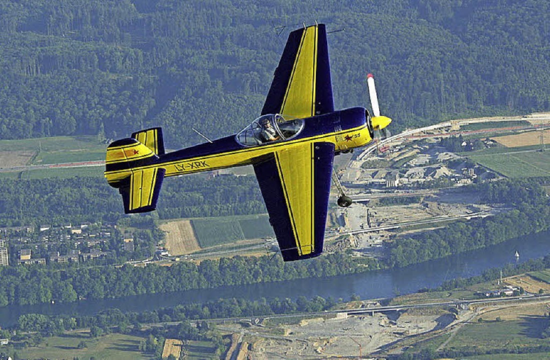 Beim Flugplatzfest des Markgrfler Luf...e ber das Markgrflerland angeboten.   | Foto: Veranstalter