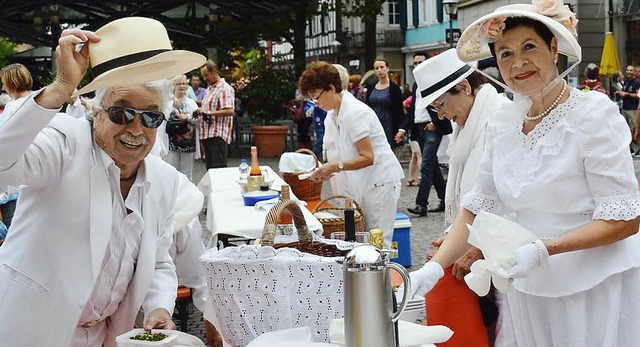 Ganz in Wei: Offenburg ldt diesen Sa...18 Uhr zum &#8222;White Dinner&#8220;.  | Foto: Ute Dahmen