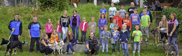 Rund 20 Kinder nahmen am Kinderferienp...Vorsitzender ber das rege Interesse.   | Foto: Georg Diehl