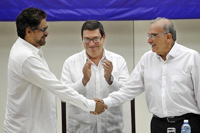Historisches Friedensabkommen in Kolumbien