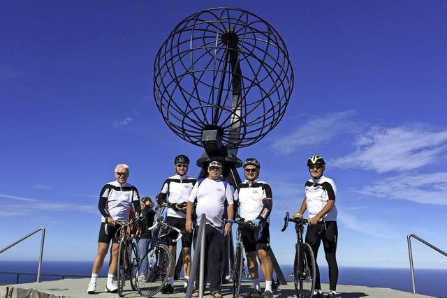 Vom Nordkap nach Nimburg in 27 Tagen: Drei Rentner fahren 3877 Kilometer mit dem Rad