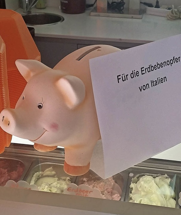 Das neu gespendete Spenden-Schwein  | Foto: Bastian Bernhardt