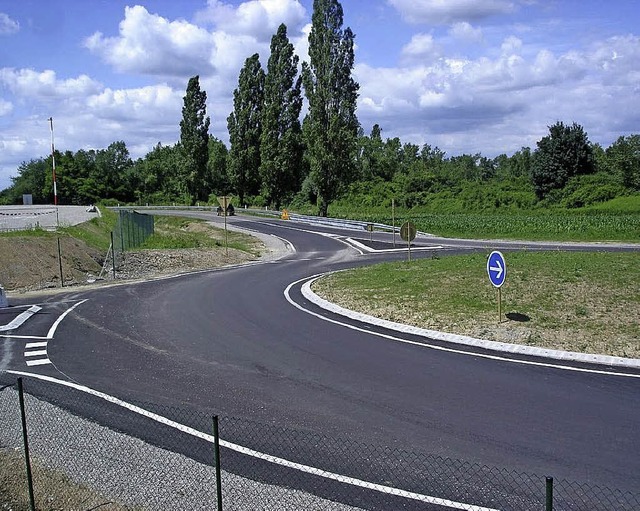 Der neue Kreisverkehr  | Foto: zVg