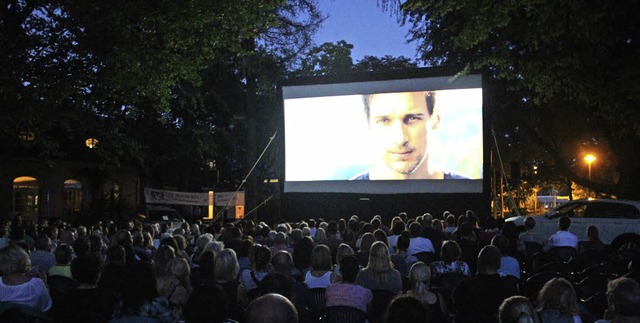 Mit dem Streifen &#8222;Der geilste Ta...ino unter freiem Himmel im Stadtpark.   | Foto: Monika Weber