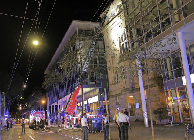 Einsatz am Theater  | Foto: Grlich