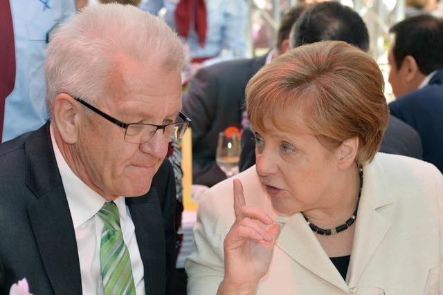 Kretschmann und Merkel: Ein Treffen weckt Fantasien