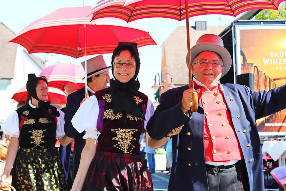 Eine Augenweide: der Festumzug zum Kreistrachtenfest in Breisach (Foto: Mario Schöneberg) Eine Augenweide: der Festumzug zum Kreistrachtenfest in Breisach (Foto: Mario Schöneberg)