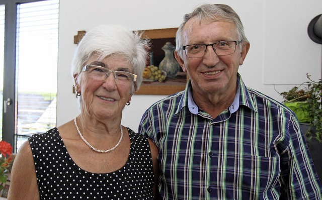 Irene und Otto Galli feierten ihre goldene Hochzeit.  | Foto: Herbert Trogus