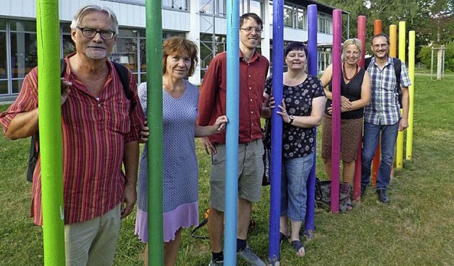 SPD beim Ortstermin in der Gemeinschaf...istiane Cyperrek, Michael Pilgermayer   | Foto: zvg