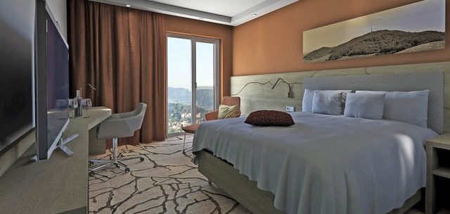 So soll ein Zimmer im &#8222;Hampton by Hilton&#8220; aussehen   | Foto: Primestar