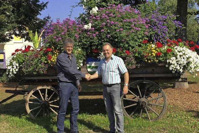 Landtagsabgeordneter beim Antrittsbesuch