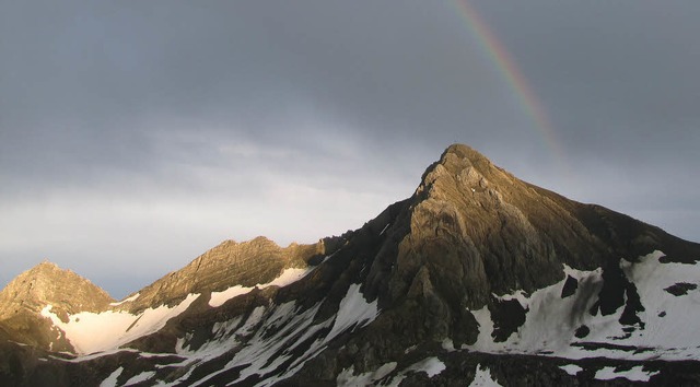 Dieser Regenbogen ber Schesaplana sch...te Symbol fr eine spirituelle Reise.   | Foto: privat