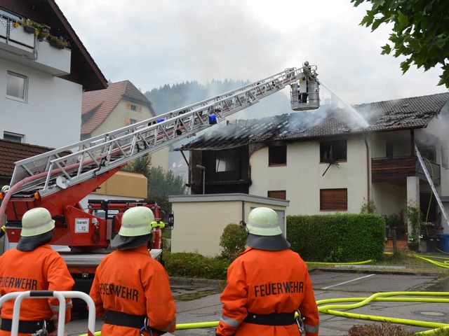 In einem Zweifamilienhaus in Schnau kam es zu einem Brand.  | Foto: Hermann Jacob