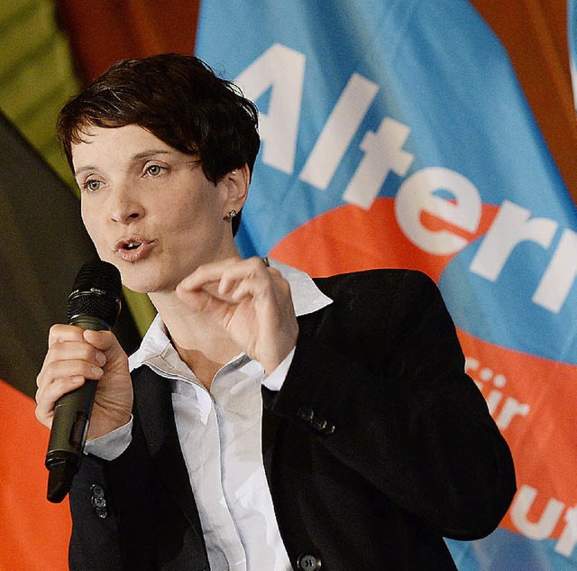 AfD-Bundesvorsitzende Frauke Petry   | Foto: DPA