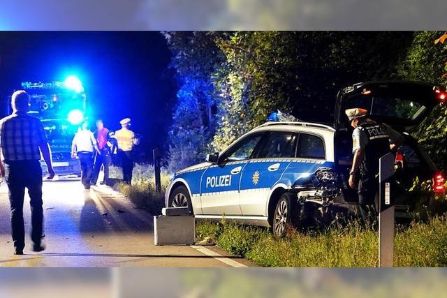 Betrunkener rammt Streifenwagen nach Verfolgungsjagd