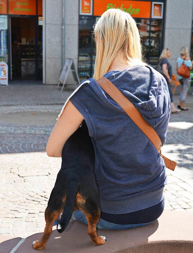 Der Hund kann zum Problem werden bei der Wohnungssuche.  | Foto: Britta Wieschenkmper