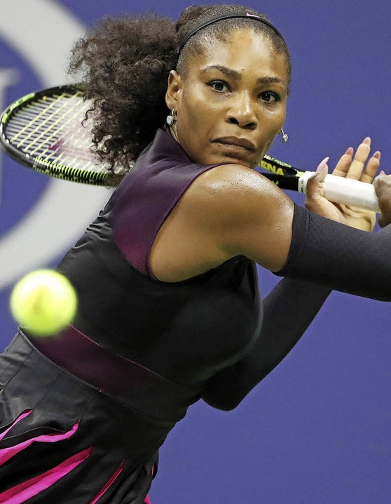 Total fokussiert: Serena Williams  | Foto: dpa