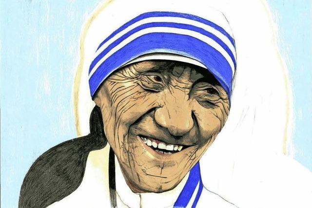 So malte ein Häftling 1978 Mutter Teresa