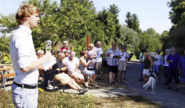 Die WG Oberschopfheim baut nicht nur  ...ber viele Besucher am Weinwandertag.   | Foto: Archivbild:  Fssel