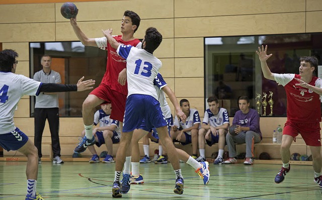 Zum internationalen Jugend-Handballtur...aften aus Deutschland und Frankreich.   | Foto: Volker Mnch