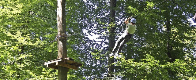 Gut gesichert in luftiger Hhe   | Foto: Patrick Volknant