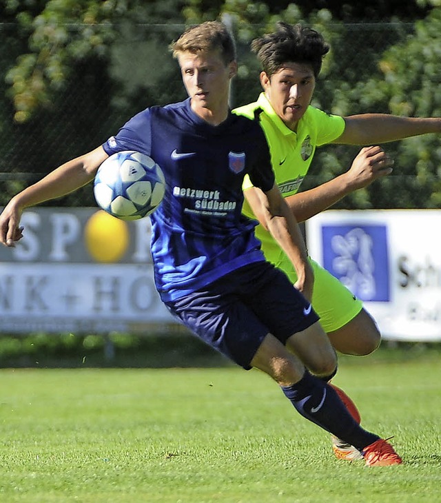 Gut gestartet ist der FC Heitersheim, ...Benedikt Porten beim 7:0-Auswrtssieg.  | Foto: Keller