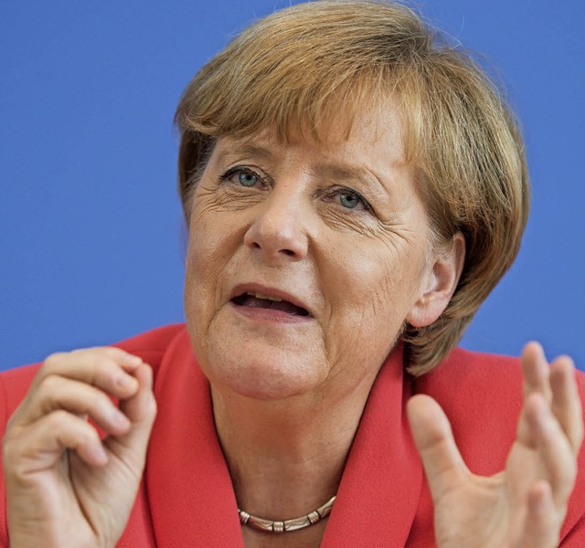 Bald G-20-Gastgeberin: Kanzlerin  Angela Merkel   | Foto: DPA