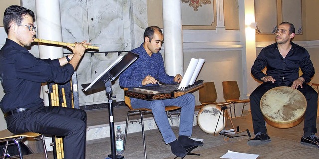 Mohamad Fityan, Taufik Mirkhan und Firas Hassan (von links)   | Foto: S. Franzen