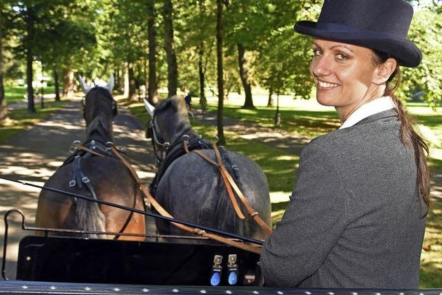 Sabrina Möller, Pferdekutscherin in Baden-Baden