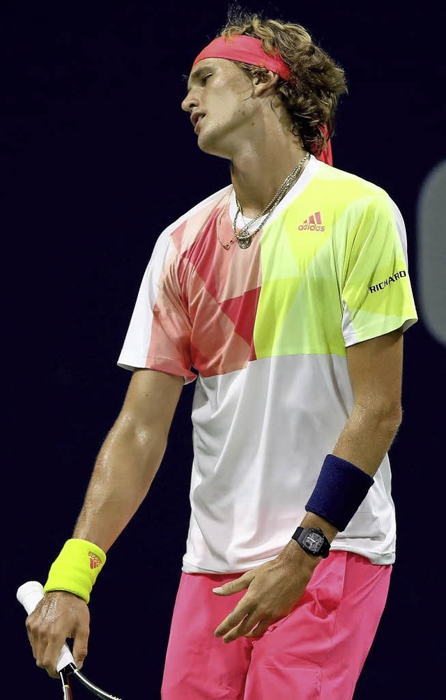 Enttuschender Auftritt bei den US Open: Alexander Zverev  | Foto: afp