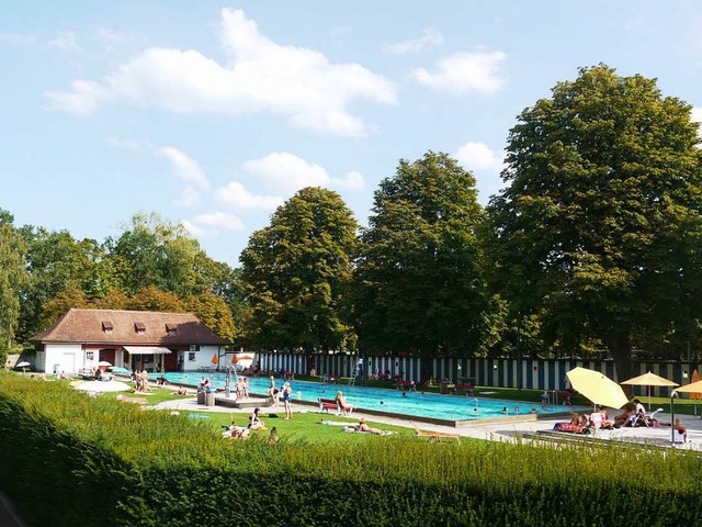 Das idyllische &#8222;Fraueli&#8220; i...em Sommer herrscht wieder Ruhe im Bad.  | Foto: Carolin Buchheim