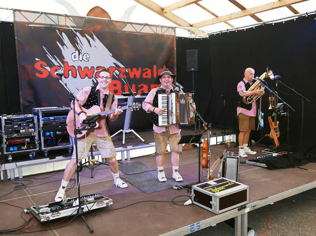 Das Hrnlefest in Wallbach, organisiert von der Hrnle-Clique, war am Samstag und Sonntag ein voller Erfolg. Fotos: Marion Rank