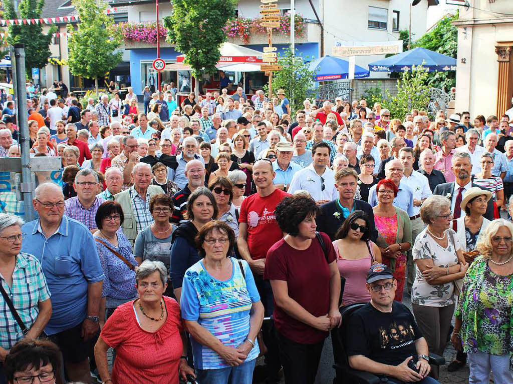 Bei bester Stimmung wurde in Gottenheim gefeiert.