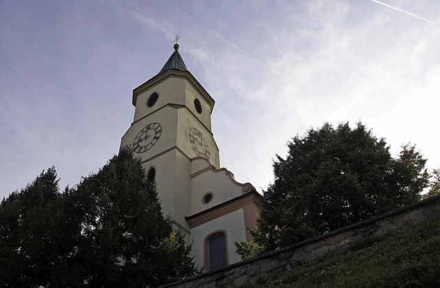 Den Rahmen fr das Benefizkonzert des ...he Kirche St. Leodegar in Schliengen.   | Foto: Patrik Mller