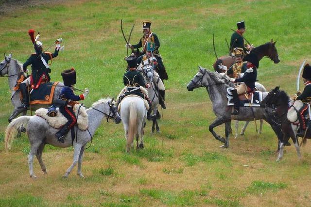 Historisches Biwak in den Festungsanlagen von Neuf-Brisach