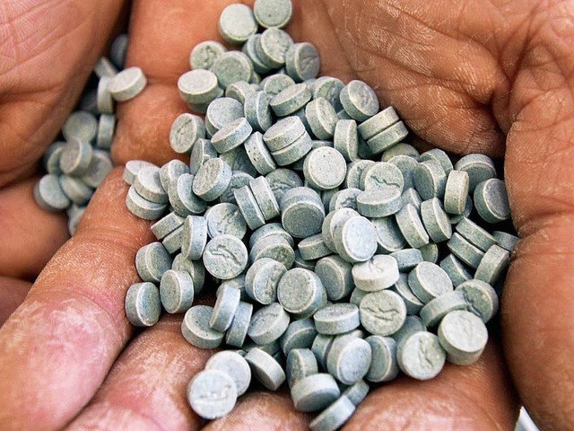 Beschlagnahmte Ecstasy-Pillen (Archivbild)  | Foto:  DPA Deutsche Presse-Agentur GmbH