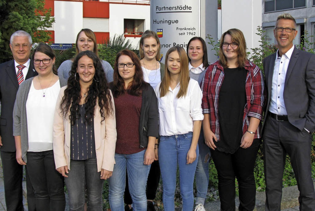 Stadt begrüßt acht neue Auszubildende Weil am Rhein Badische Zeitung
