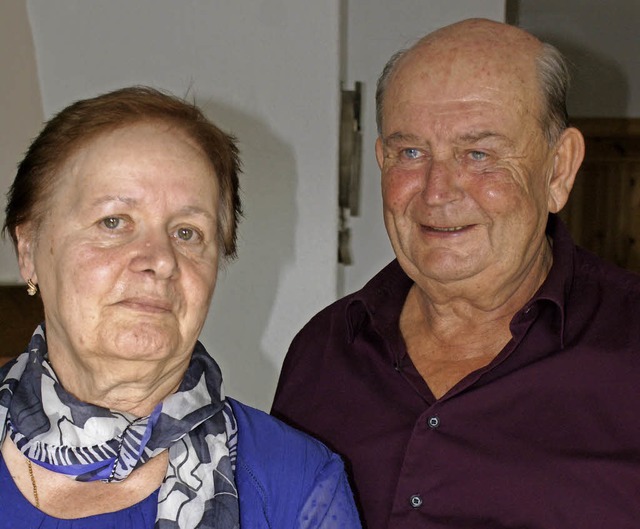 Maria und Christian Habura &#8211; seit 50 Jahren ein Paar.   | Foto: Probst