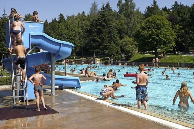 Endspurt im Waldfreibad