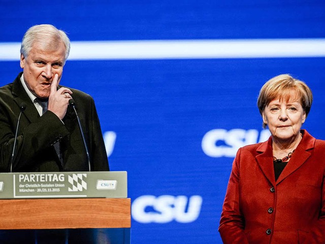 Seehofer und Merkel  | Foto: dpa