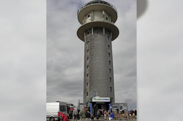 Der Feldbergturm kann kostenfrei besichtigt werden