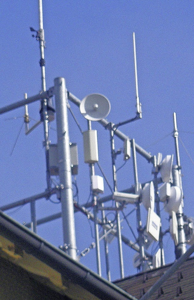 Vom Hochblauenhaus aus wird das obere Kandertal mit Internet versorgt.  | Foto: Rolf-Dieter Kanmacher